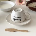 Aimetoi-même lettering cup&saucer
