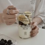 La couleur glass cup