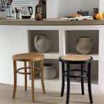 noble rattan round stool