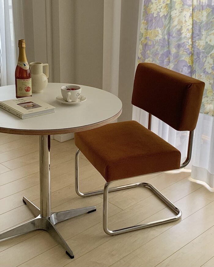 velvet lounge chair - 画像 (4)