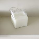 milk glass pitcher