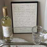 Victor hugo lettering poster&frame set