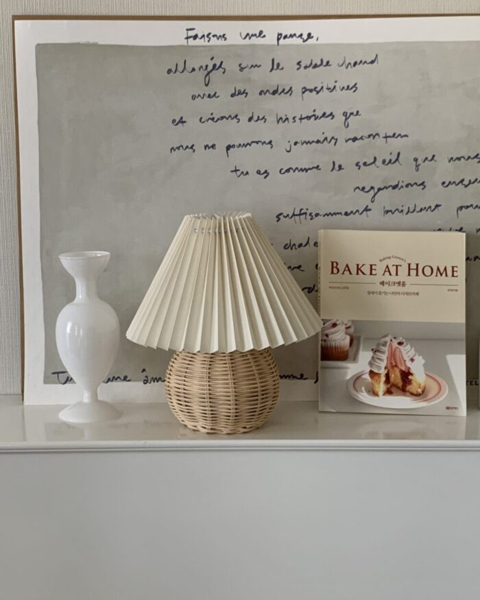 IMG_0033 vintage rattan lamp - 画像 (4)