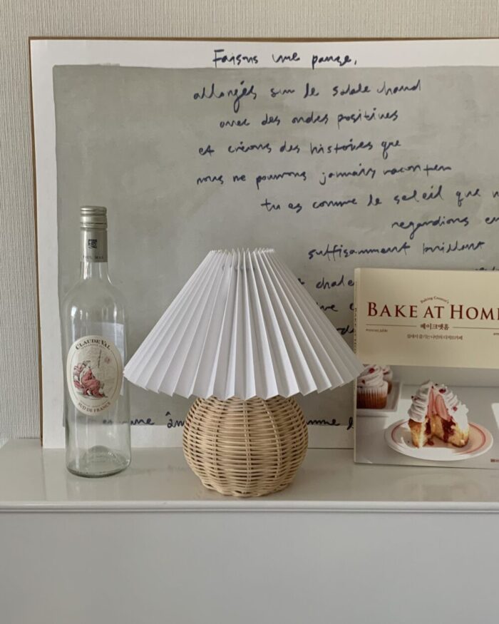 IMG_0038 vintage rattan lamp - 画像 (7)
