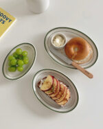 green oval plate - 画像 (5)