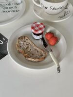 round cafe plate - 画像 (2)