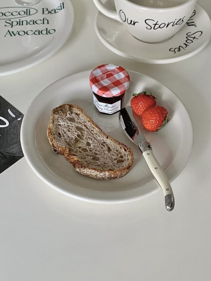 IMG_6152 round cafe plate - 画像 (2)