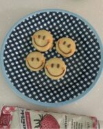 gingham round plate - 画像 (2)