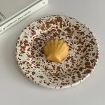 canyon marble plate (brown)