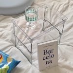 clear mini table