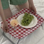 gingham mini table
