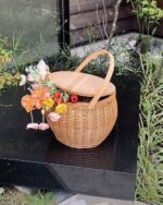 rattan honey picnic basket - 画像 (7)