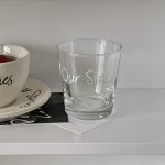 our stories water glass