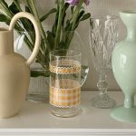 citrus gingham glass