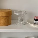 glass candle stand
