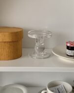 glass candle stand
