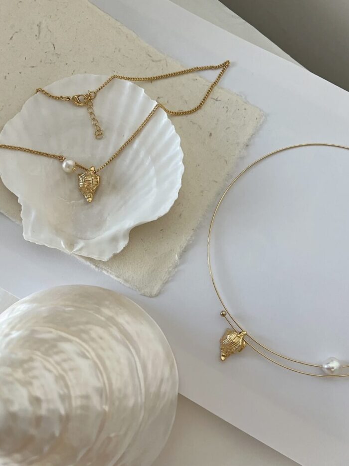 white shell tray - 画像 (2)