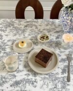 toile de jouy tablecloth