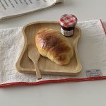 wooden toast plate