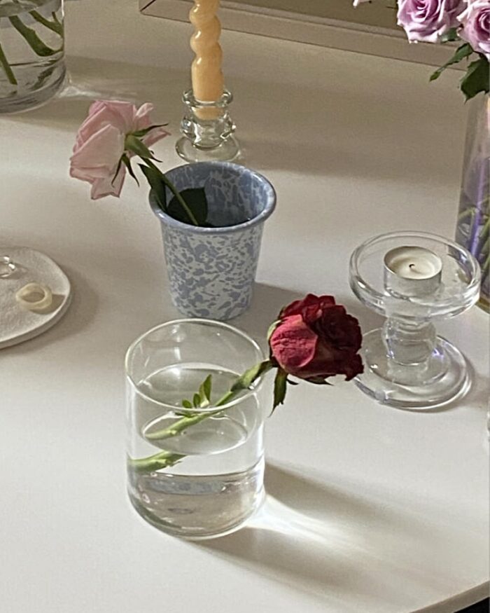 glass candle stand - 画像 (4)