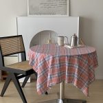 gingham check tablecloth