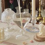 heart glass vase