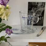 levain cookie glass&saucer set