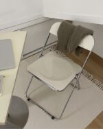 milky foldable chair - 画像 (2)