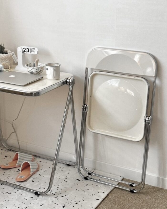milky foldable chair - 画像 (6)