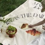 croissant picnic mat