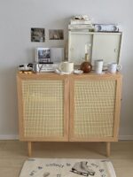 mango rattan cabinet - 画像 (2)
