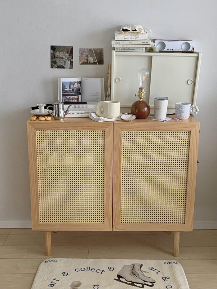 mango rattan cabinet - 画像 (2)