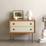 sairy wood 2tier cabinet