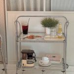 violeta glass trolley