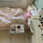 moi glass side table