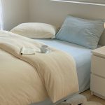 cream velvet bedding cover set