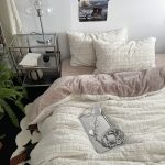 ruche velvet bedding cover set