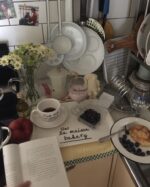 mid-century butter check kitchen cloth - 画像 (8)