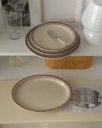 choco line oval plate - 画像 (5)