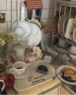 mid-century butter check kitchen cloth - 画像 (9)