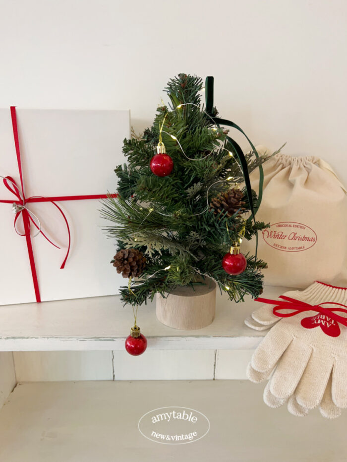 Santa mini tree & gloves set - 画像 (2)