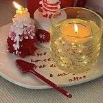 led scented soy candle