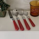 vintage noel cutlery set