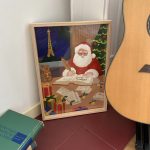 ［即納］The Eiffel Santa poster(A3)