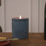 Scent of Chillier Days Candle Jar (Grey Blue)