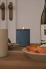 Scent of Chillier Days Candle Jar (Grey Blue) - 画像 (7)