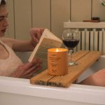 Scent of Chillier Days Candle Jar (Latte)