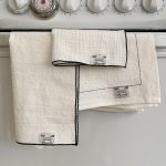 black line fabric set