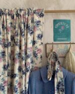 opértum nude beige floral curtain - 画像 (6)