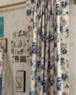 opértum nude beige floral curtain - 画像 (7)